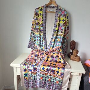 Zara Multicolor Floral Kimono